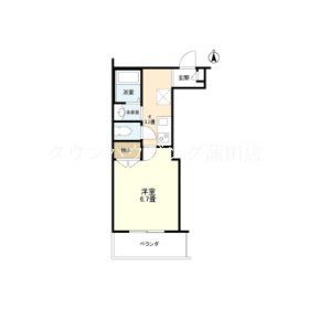 大田区東嶺町のマンションの間取り