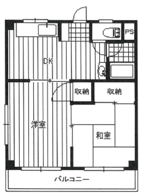 増尾マンションの間取り