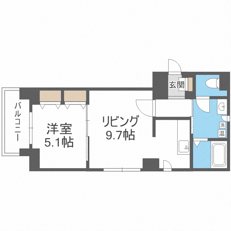 サングリーン東豊の間取り