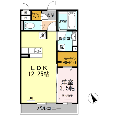 グラン　アークの間取り