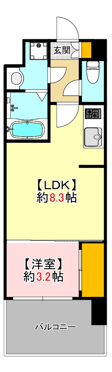 ウェンディ光町の間取り