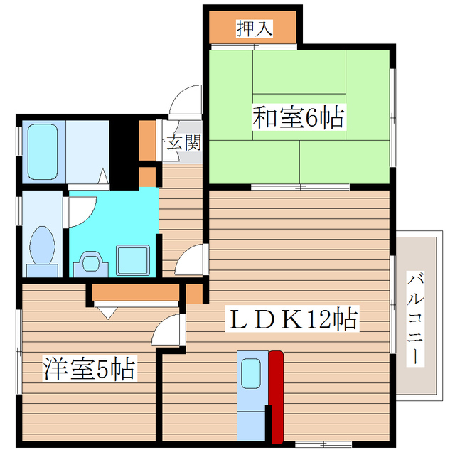 コモンシティ福沼　Ｃ棟の間取り