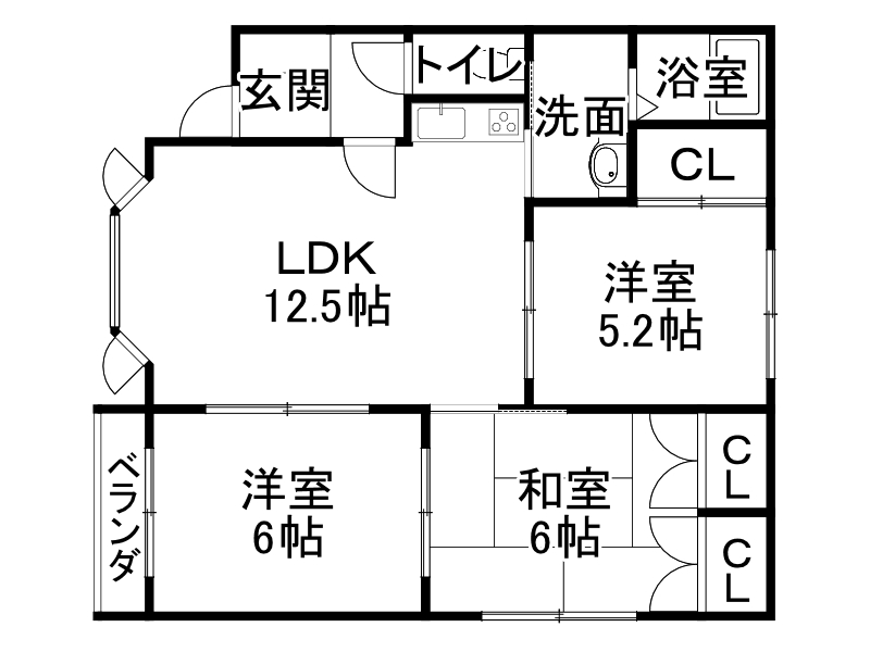 ウエスト１０２８の間取り