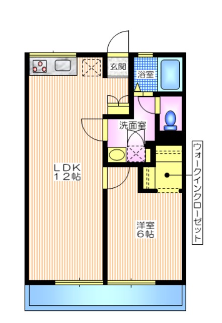 シティハイム　シーハイツの間取り