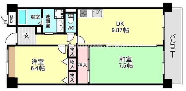 アコール海老江の間取り