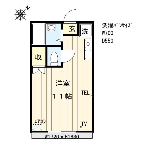 荘園ハイツの間取り