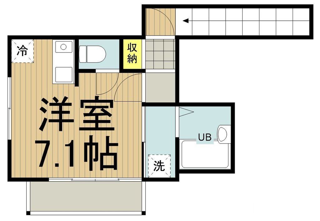 狭山アパートの間取り