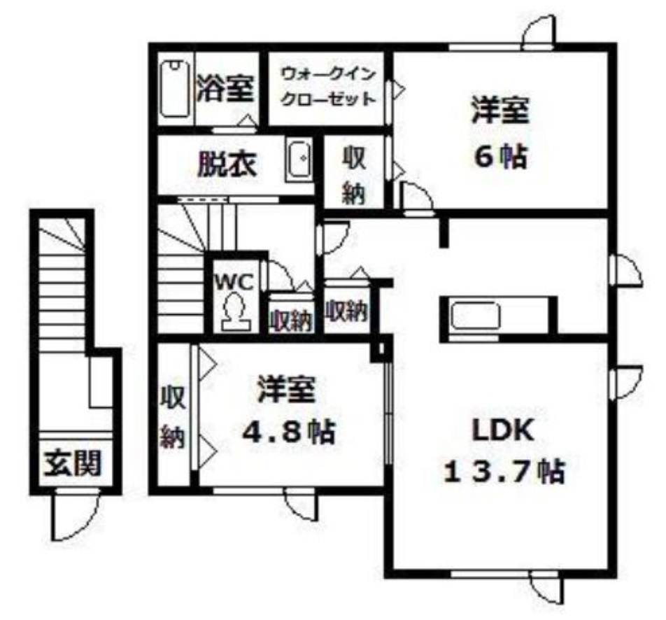 レトアはるにれの間取り