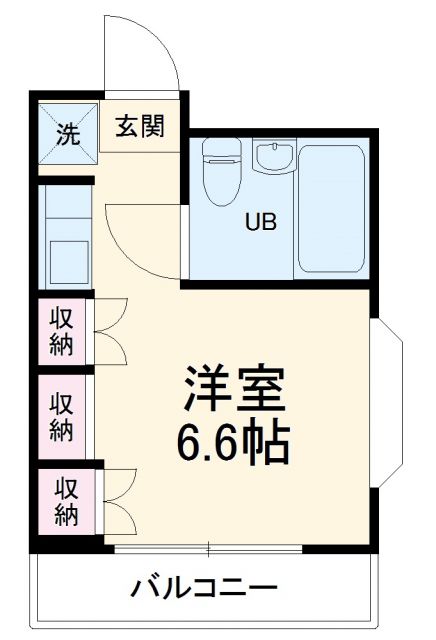 川崎市多摩区東三田のマンションの間取り