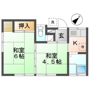 堀内アパートの間取り