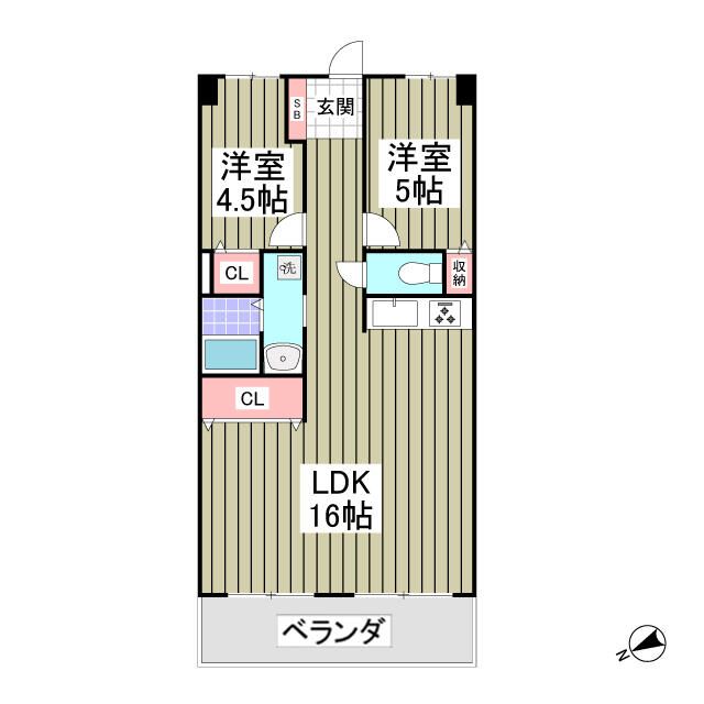 ヒルトップ港南台の間取り