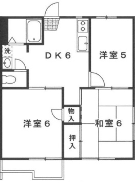 ハイメリッヒODAの間取り