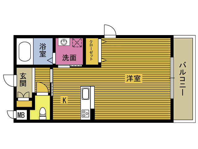 アディーショコラの間取り