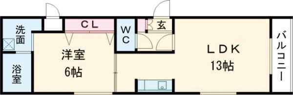 札幌市豊平区豊平五条のマンションの間取り