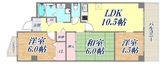 アルタイル中上の間取り