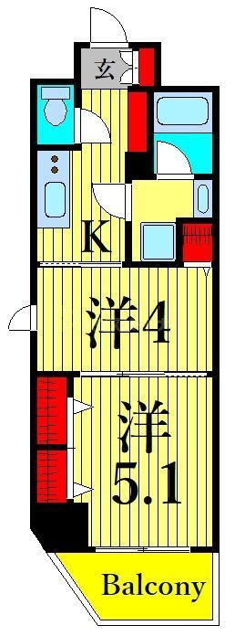 ティモーネグランデ町屋の間取り