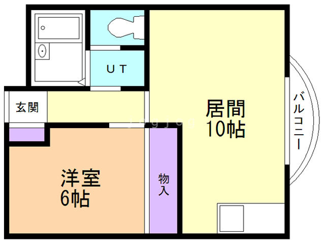 ＭＡＪＥＳＴＩＣ水車町の間取り