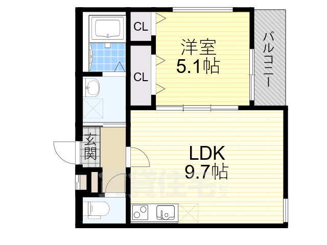 フジパレス泉大津5番館の間取り