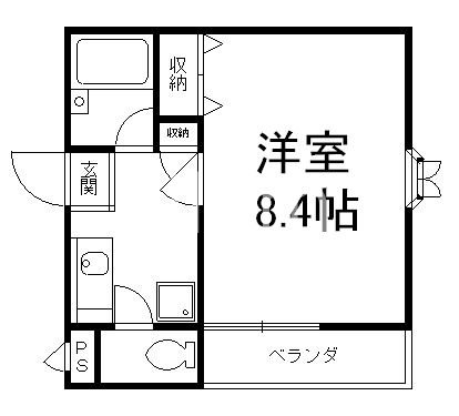 ガーデン深草の間取り