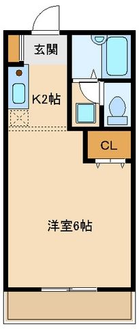 【西東京市柳沢のアパートの間取り】