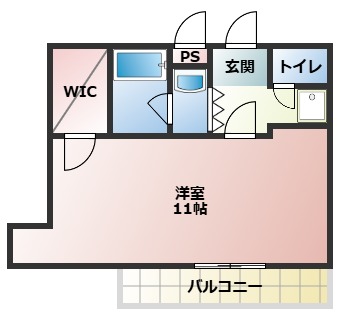 プラシードマンション中央の間取り