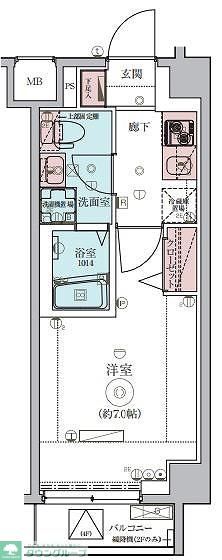 LEXE鷺沼の間取り