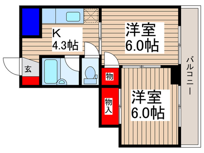 セイカンプラザの間取り