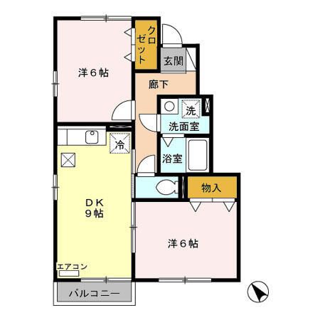 メゾン・パストラールＣの間取り