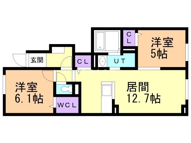 クレメントテンダーIIの間取り