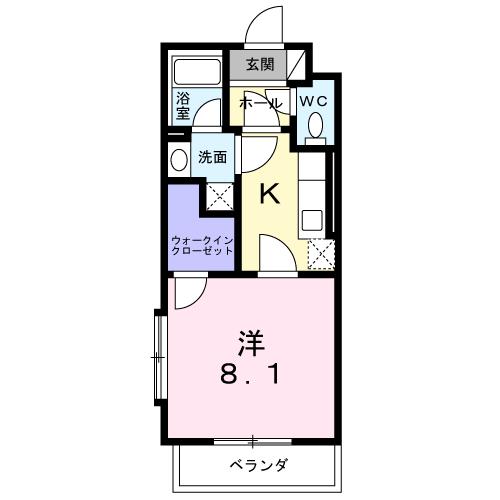 名鉄三河線 吉浜駅 徒歩22分 3階建 築21年の間取り写真