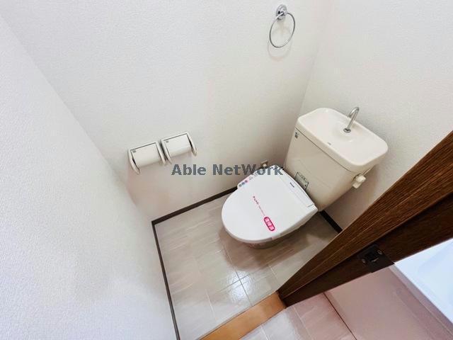 名鉄西尾線 西尾口駅 徒歩1分 2階建 築29年のトイレ写真