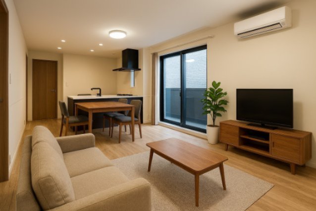 居室・リビング　家具配置のイメージ