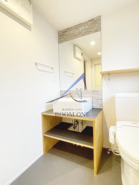 洗面設備　洗面台です。