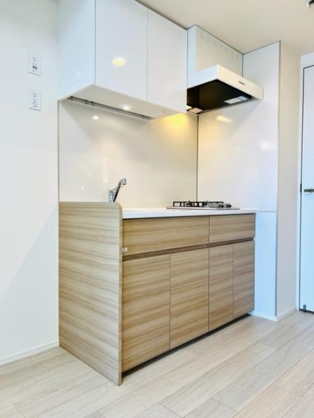 キッチン　コンパクトなキッチンで掃除もラクラク