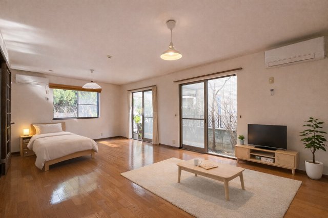 居室・リビング　家具配置イメージ画像です