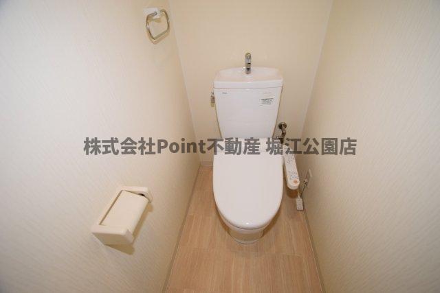 地下鉄中央線 緑橋駅 徒歩10分 5階建 築14年のトイレ写真