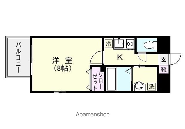 Aクロス加治屋の間取り写真