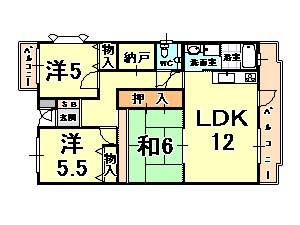 ソービドゥモンの間取り写真