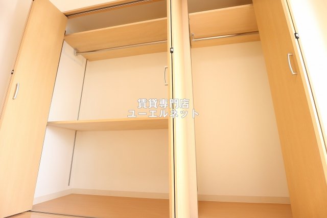 収納　クローゼット付きでお部屋もスッキリ♪