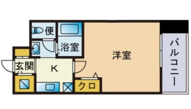 アンピール唐人町の間取り写真