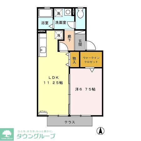 アルカンシェルの間取り写真