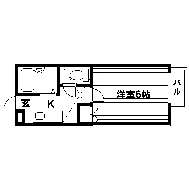 多賀城市伝上山のアパートの間取り