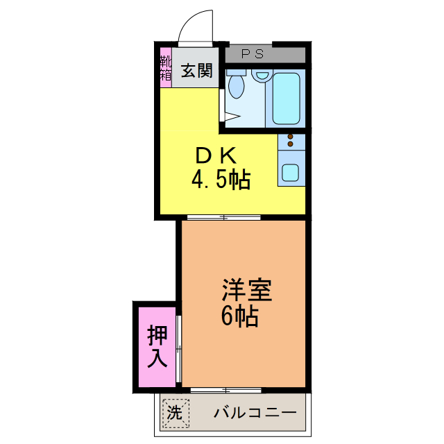 カーサ余戸南の間取り