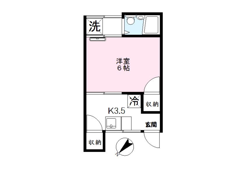 パンション田村の間取り