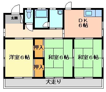 3DK Apartment in Nagano, Nagano — photo 2 of 3