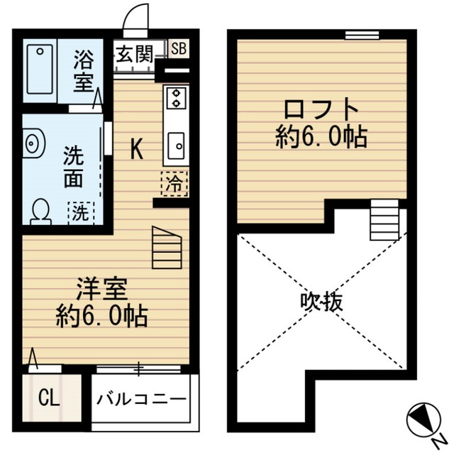 fleur堺(フルールサカイ)の間取り