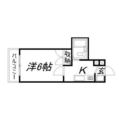 浜松市中央区助信町のマンションの間取り