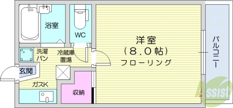 ローズガーデンの間取り