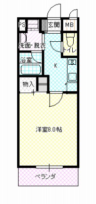 タナカパレスマンションの間取り