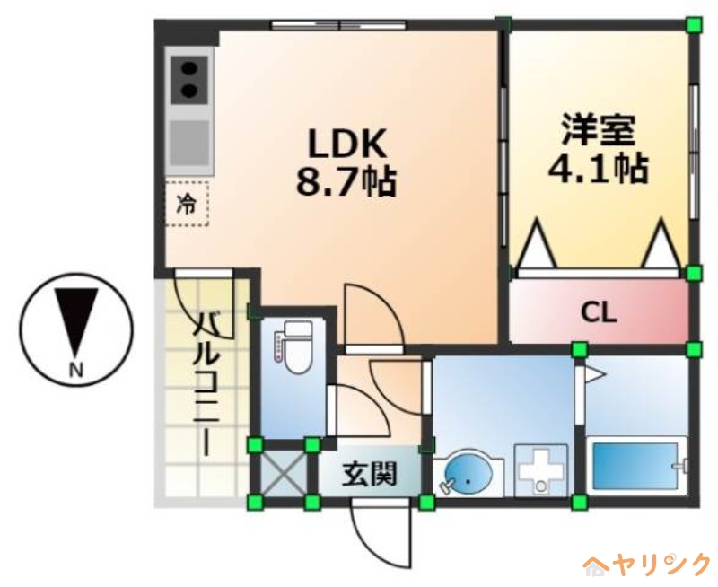 MOVE生駒WESTの間取り